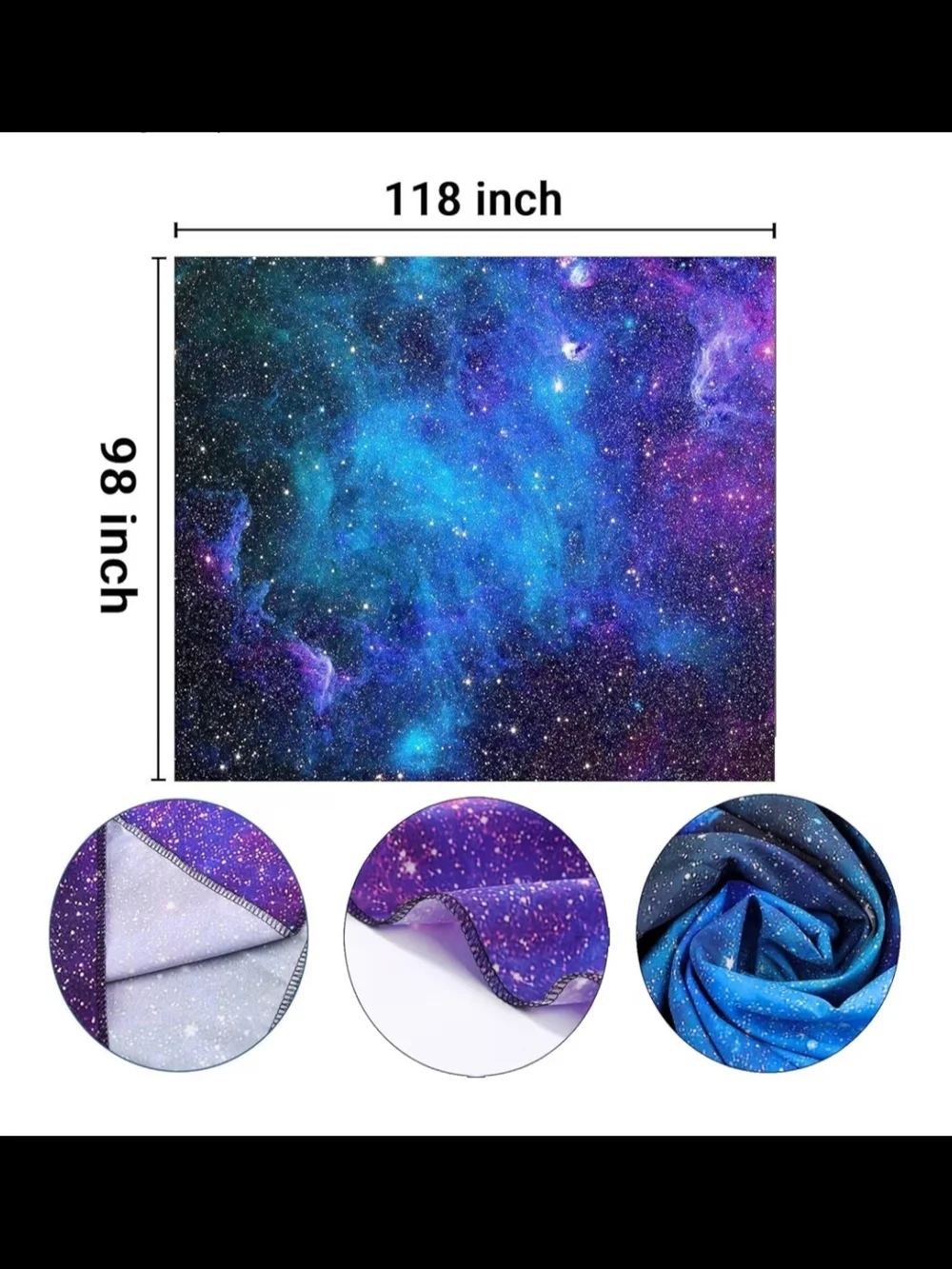 Galaxy Nebula Wall Tapestry